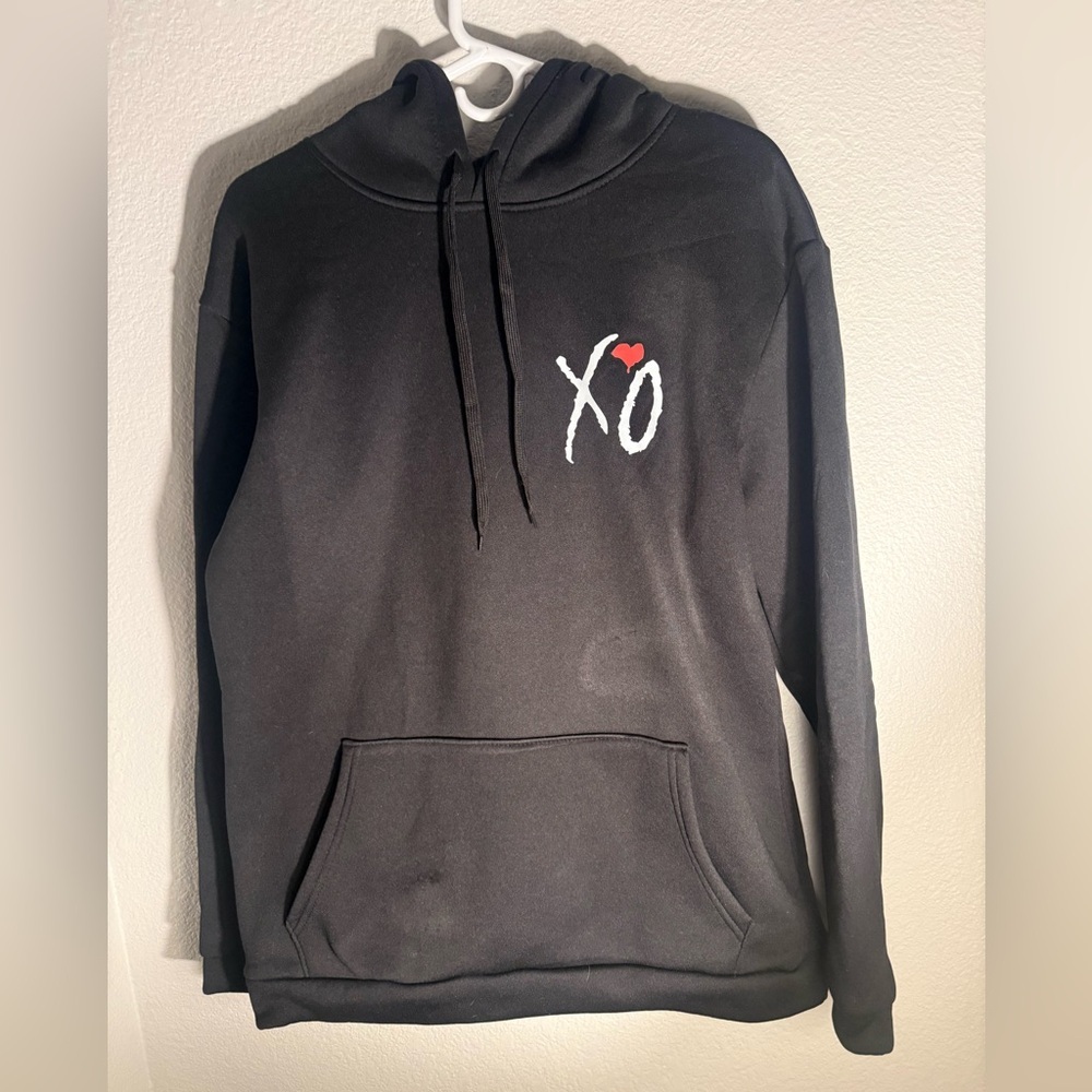 Black XO The Weeknd Hoodie Size Large